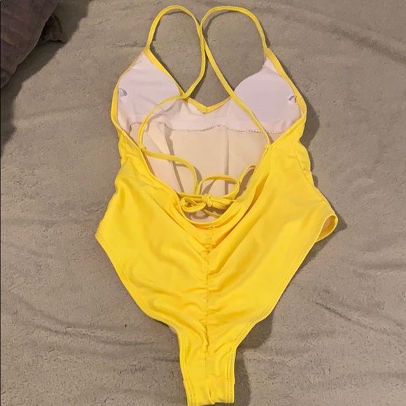 Yellow One Piece Swimwear - Picture 2 of 2